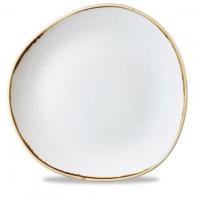 Тарелка мелкая "Волна" d28,6см, без борта, Stonecast, цвет Barley White