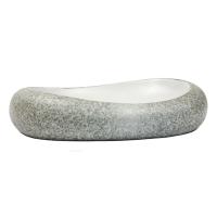 Блюдо/салатник, 300мл,26*20cм, h=6cм, серия "White Matt Taiga"  P.L.