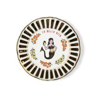 Тарелка мелкая, декор "Русалка" D 20,5см, Bel Paese