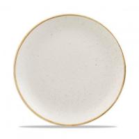 Тарелка мелкая 26см, без борта, Stonecast, цвет Barley White Speckle