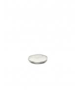 Тарелка с волнистым краем, D8,9см, H1,3см, цвет белый, Inku