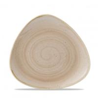 Тарелка мелкая треугольная 19,2 см, без борта, Stonecast, цвет Nutmeg Cream