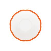 Салатник с цветным кантом (оранжевый) Ø 16,8 см