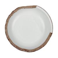 Блюдо/салатник,фарфор 175 мл, d=16cм, h= 4,5cм, серия "White Matt Taiga"  P.L.