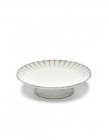 Подставка для торта L24 x W24 x H6,5см, цвет белый, Inku