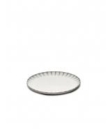 Тарелка мелкая D18см, H1,7см, цвет белый, Inku