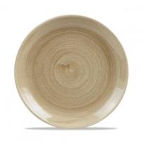 Тарелка мелкая d21,7см, без борта, Stonecast Patina, цвет Antique Taupe