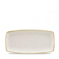 Блюдо сервировочное 29,5х15см, без борта, Stonecast, цвет Barley White Speckle
