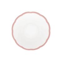 Салатник с цветным кантом (розовый) Ø 16,8 см