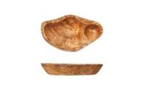 Тарелка, из оливкового дерева, 14x10CM