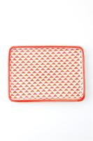 Тарелка прямоугольная, 15 см., MIX&MATCH RED