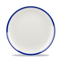 Тарелка мелкая 21,7см Retro Blue