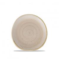 Тарелка мелкая "Волна" d18,6 см, без борта, Stonecast, цвет Nutmeg Cream