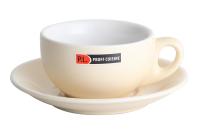 Чашка с блюдцем Barista (Бариста) 220 мл, бежевая, P.L. Proff Cuisine