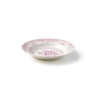 Тарелка глубокаяØ 23,3 см, цвет декора розовый
