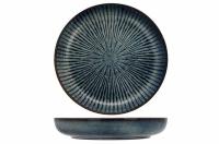 Тарелка суповая d 24 см h 4,3 см, с полосками, ATLANTIS