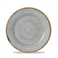 Тарелка мелкая 21 см, с бортом, цвет Stone Grey, Studio Prints