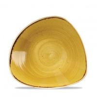 Салатник треугольный 0,60л d23,5см, без борта, Stonecast, цвет Mustard Seed Yellow