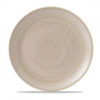 Тарелка мелкая 28,8см, без борта, Stonecast, цвет Nutmeg Cream