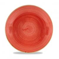 Тарелка глубокая 18,2см 0,426л, без борта, Stonecast, цвет Berry Red