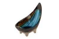 Соусник "гондола" 12x6,5 см h 9,7 см, цвет голубой, FERVIDO