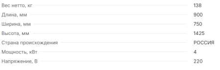 14036 характеристики